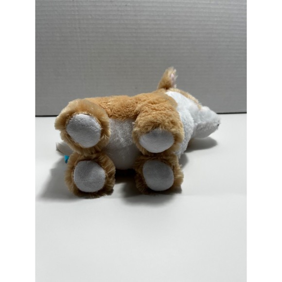 Manhattan Toy Company Tan & White Corgi Dog 2019 Plush Bean Bag 8" - Picture 7 of 8
